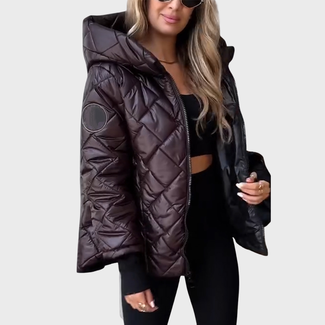 Angèle | Femme Chic Capuche Hiver Veste