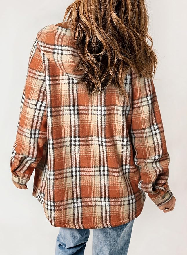 Veste en Flanelle à Carreaux Elvessa