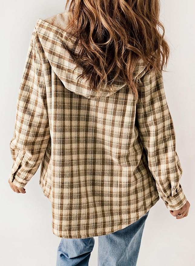 Elvessa | Veste en Flanelle à Carreaux