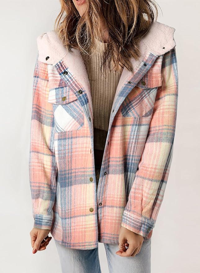 Elvessa | Veste en Flanelle à Carreaux