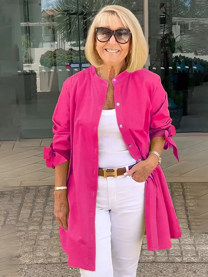 Elliora - Veste en Coton avec Dos Froncé