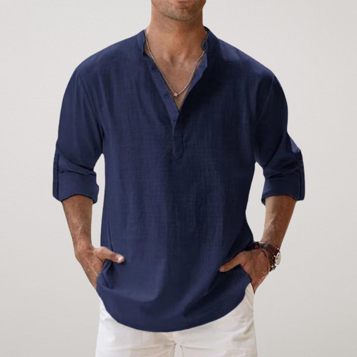 Antoine - Chemise en Lin Décontractée Homme