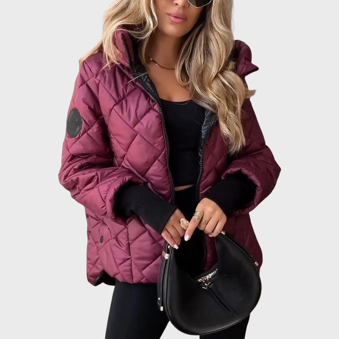 Angèle | Femme Chic Capuche Hiver Veste