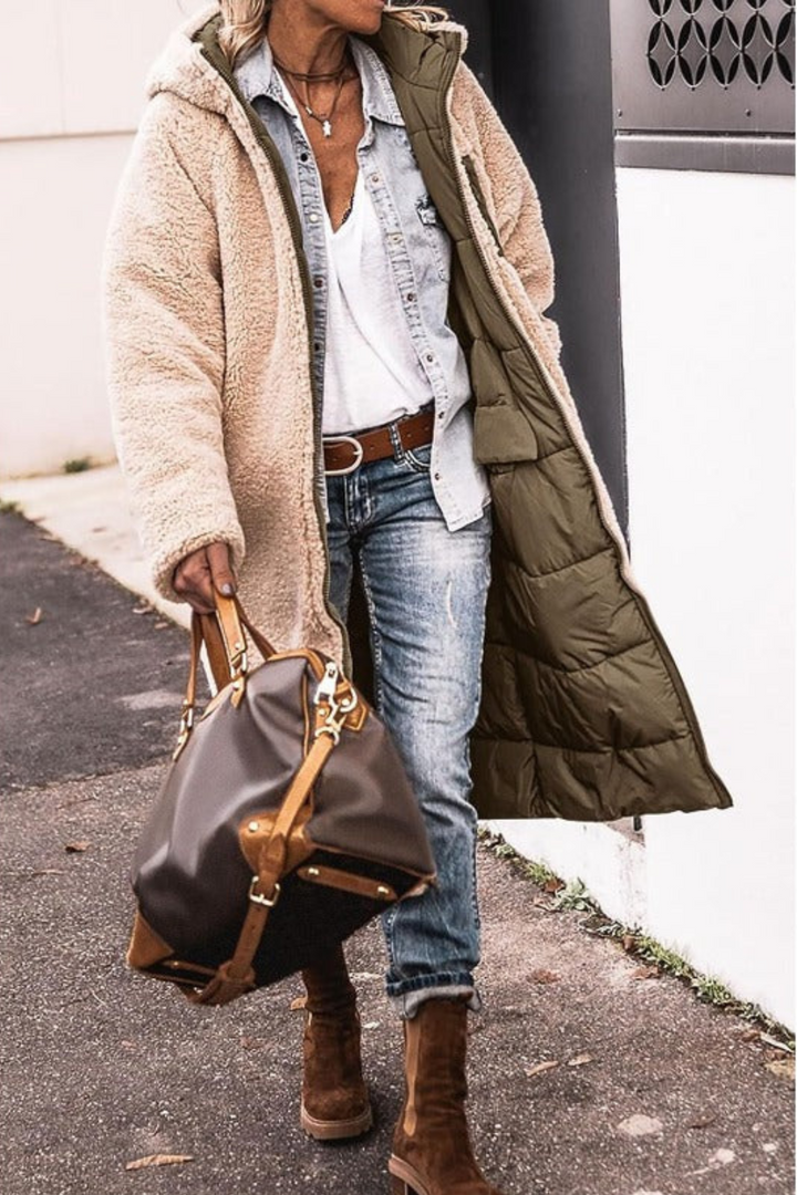 Sasha™ | Manteau Réversible Élégant Premium