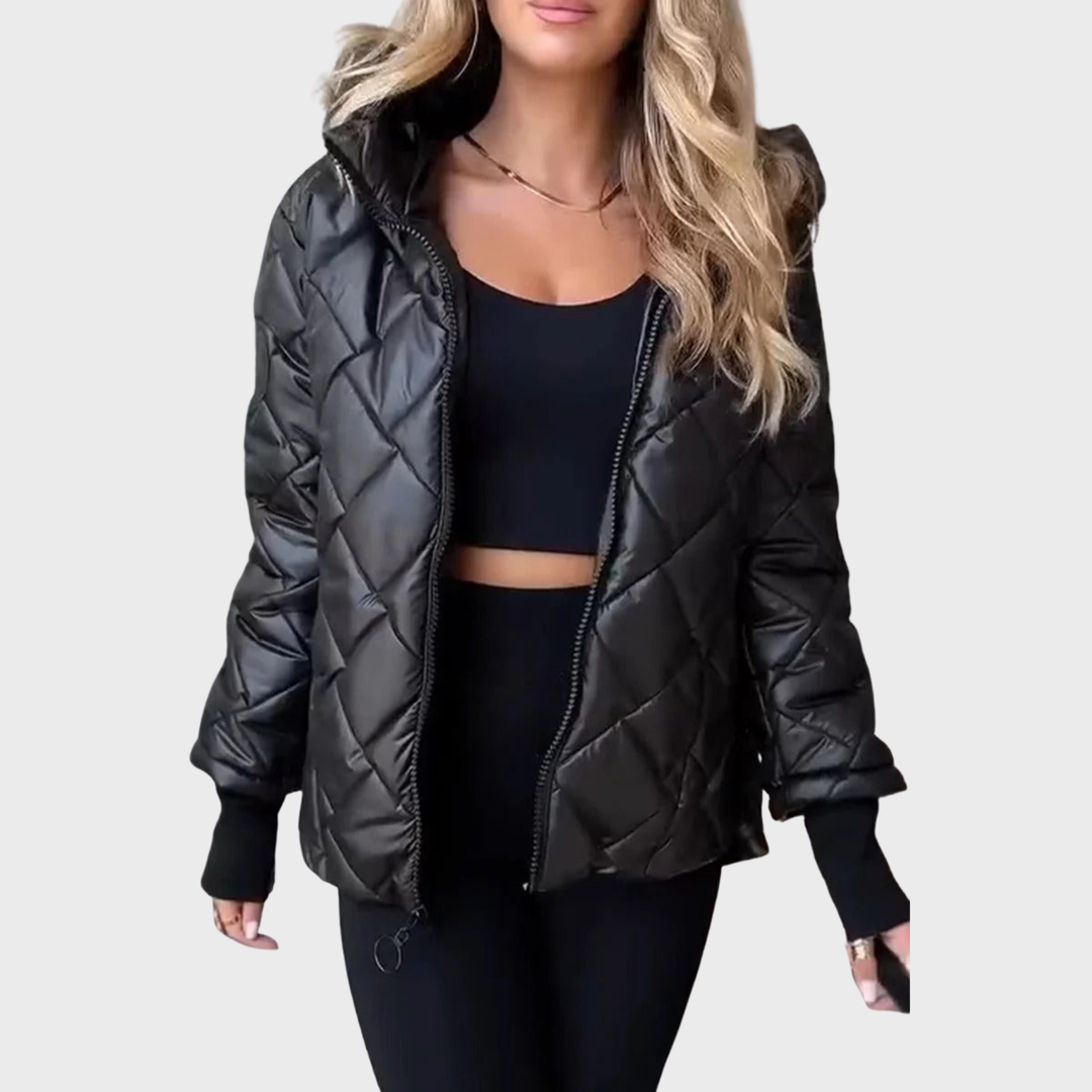 Angèle | Femme Chic Capuche Hiver Veste