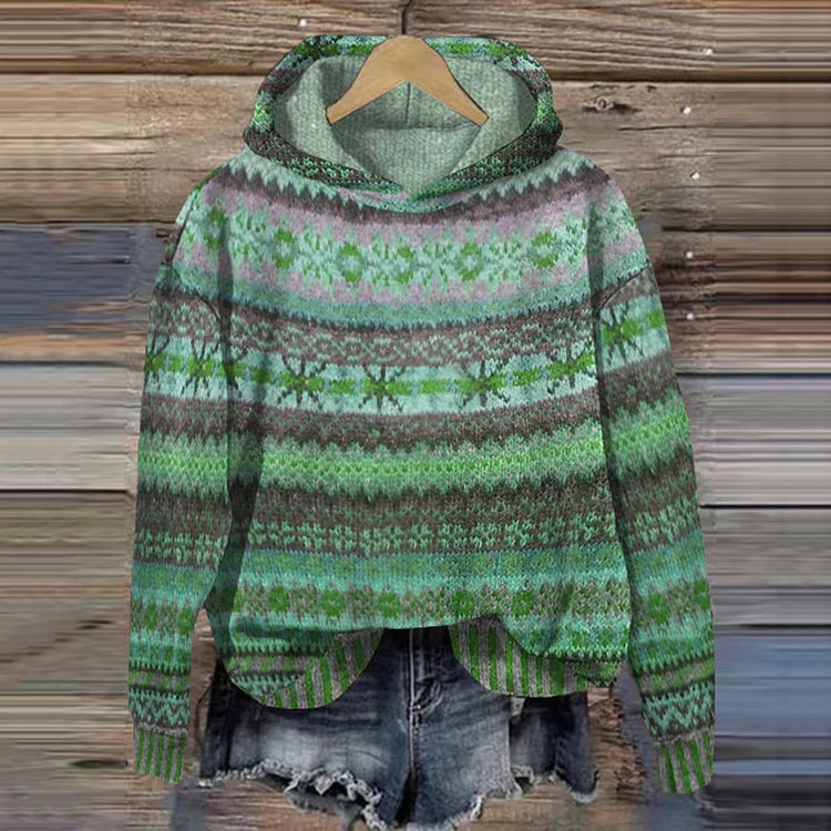 Lina | Pull Ethnique en Maille