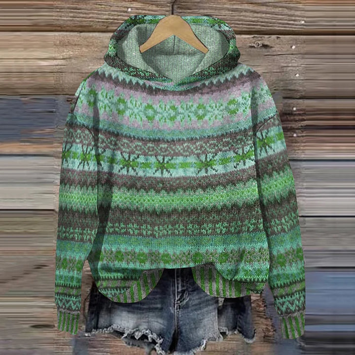 Lina | Pull Ethnique en Maille