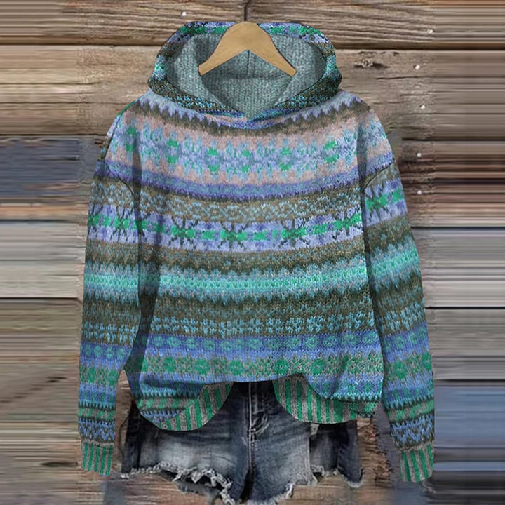 Lina | Pull Ethnique en Maille