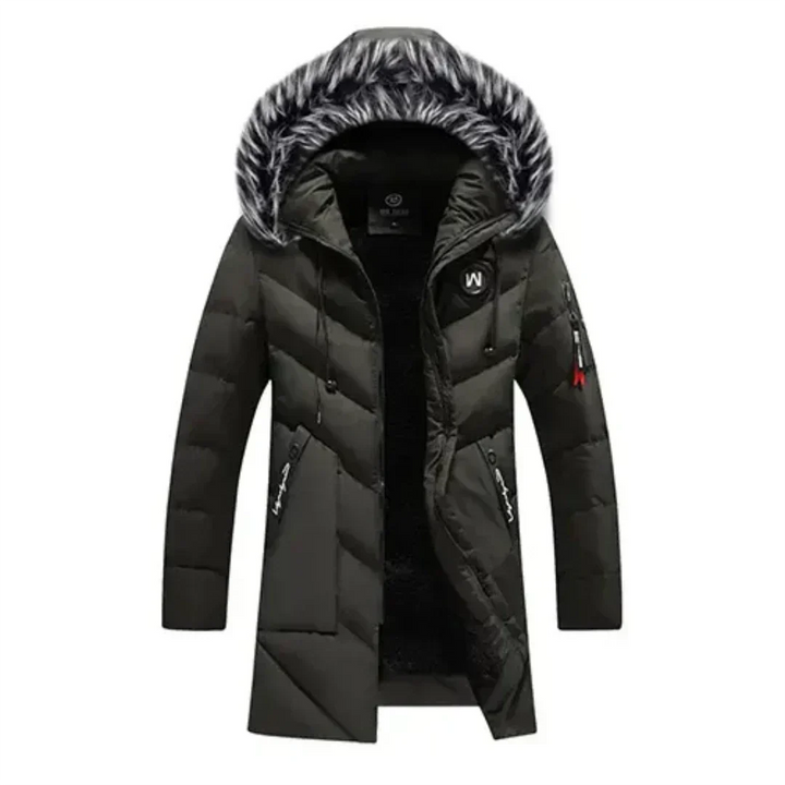 Parka Homme Hiver Matelassée Coupe-Vent – Manteau Chaud à Capuche Grand Froid