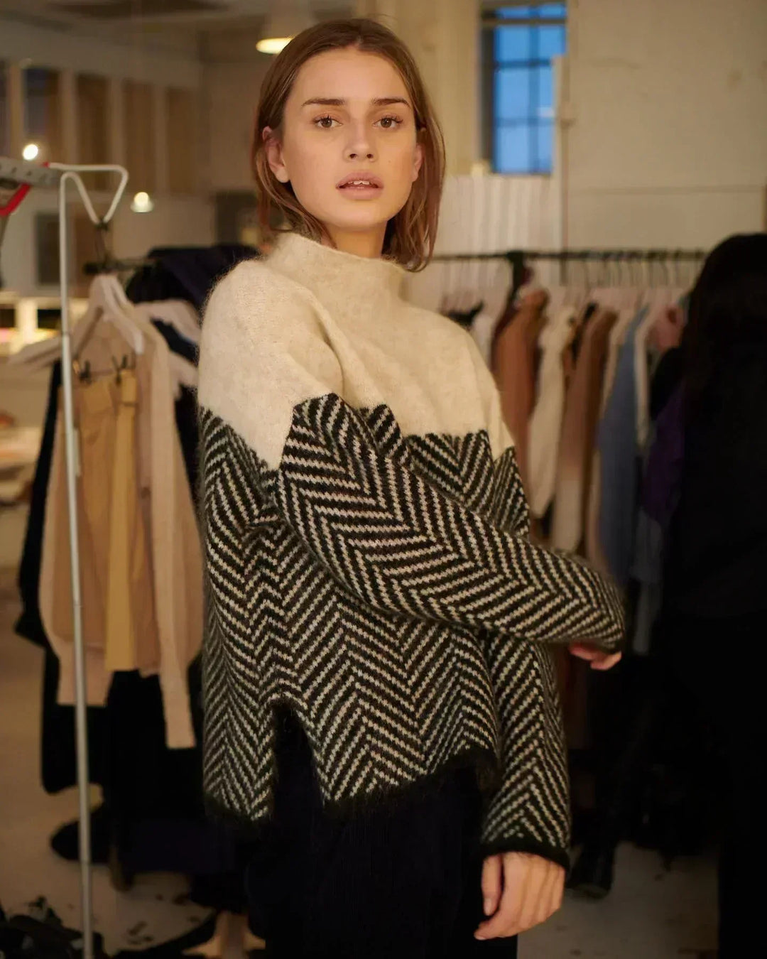 Louise | Pull Col Montant