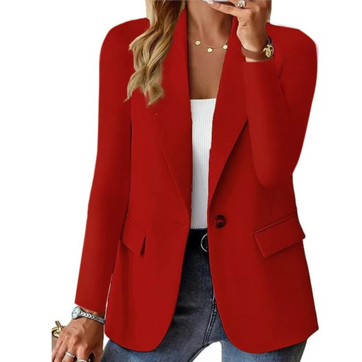 Vivienne | Blazer Long Sur Mesure avec Manches Longues