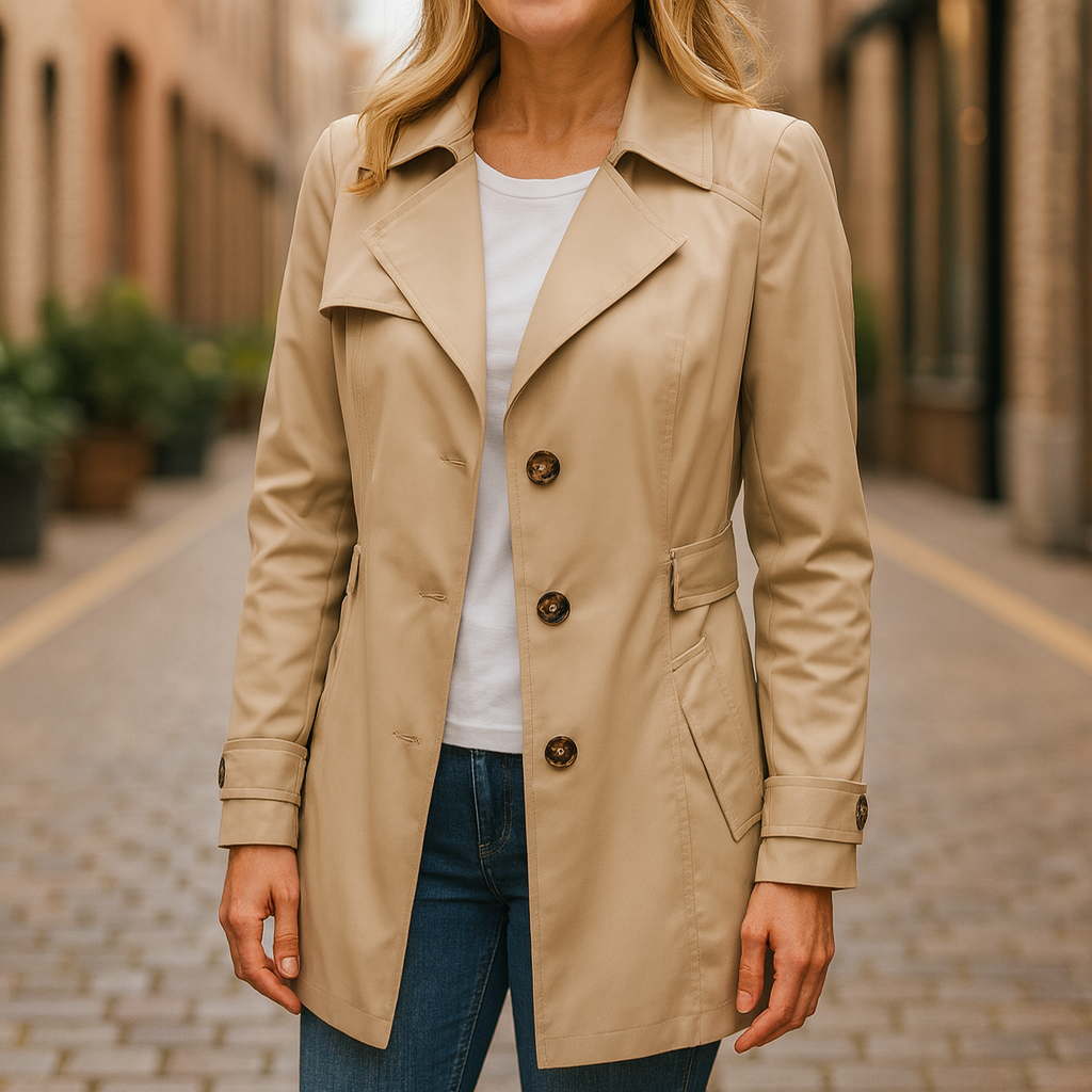 Jinkee | Manteau Trench Élégant d&