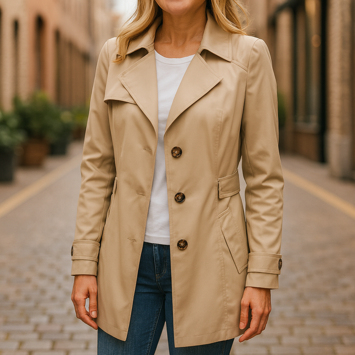 Jinkee | Manteau Trench Élégant d&