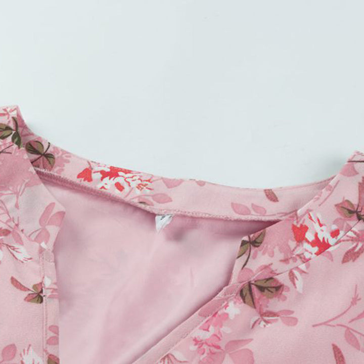 Anaïs - Mini-Robe Fleurie Au Style Romantique