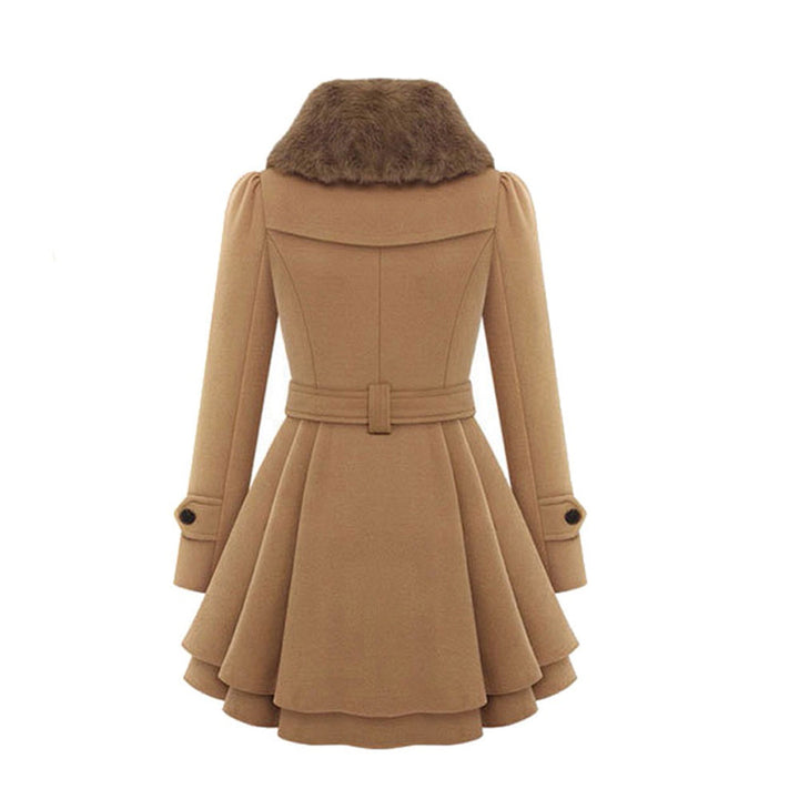 Manteau Long Femme Hiver – Manteau Chaud Élégant Col Montant, Chic et Intemporel pour le Froid