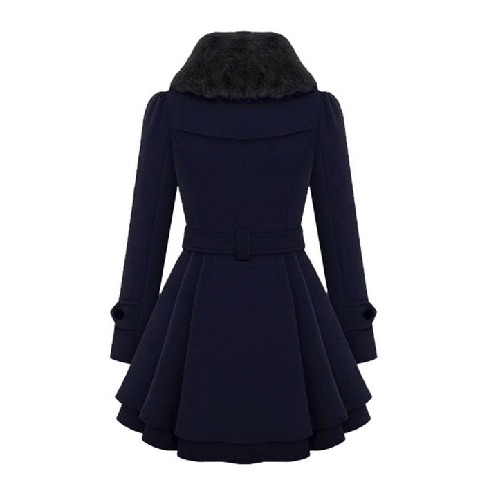 Manteau Long Femme Hiver – Manteau Chaud Élégant Col Montant, Chic et Intemporel pour le Froid