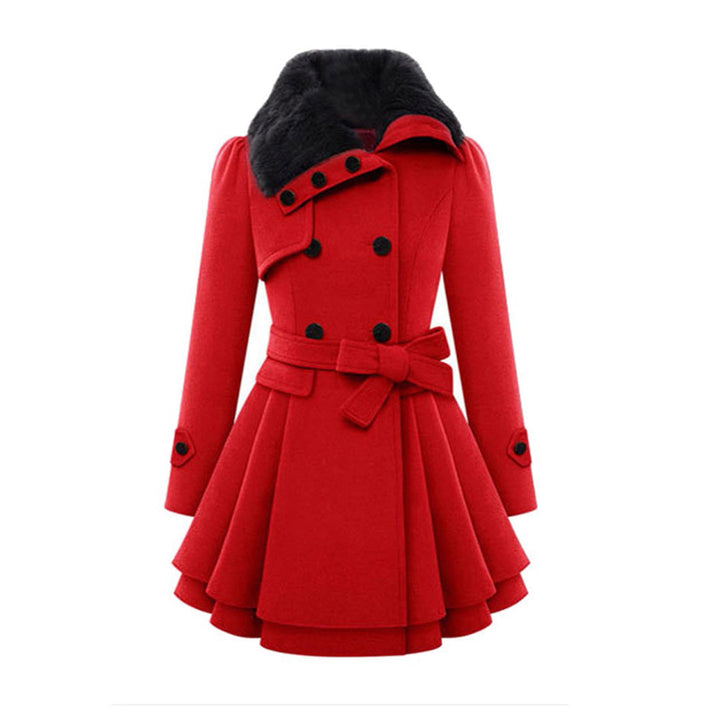 Manteau Long Femme Hiver – Manteau Chaud Élégant Col Montant, Chic et Intemporel pour le Froid
