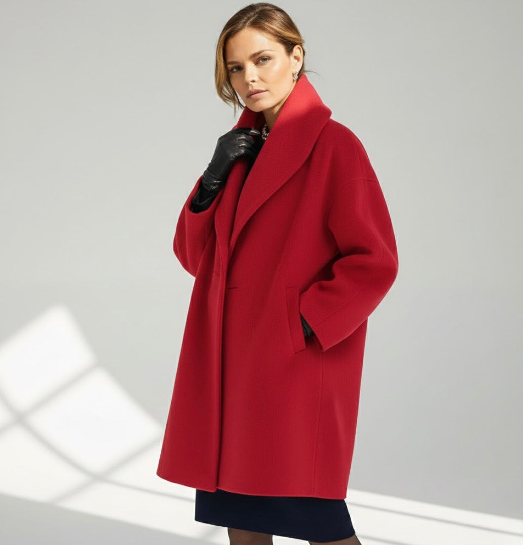 Aurianne | Femme Chic Oversize Hiver Manteau