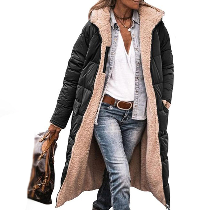 Manteau Long Femme Hiver Chaud – Manteau Élégant et Pratique pour le Froid, Coupe Moderne Chic