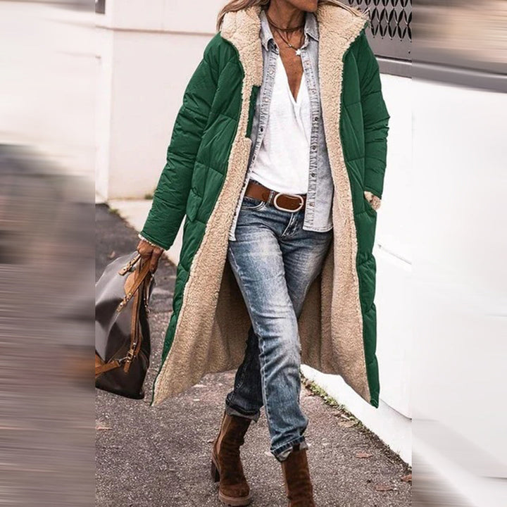 Manteau Long Femme Hiver Chaud – Manteau Élégant et Pratique pour le Froid, Coupe Moderne Chic