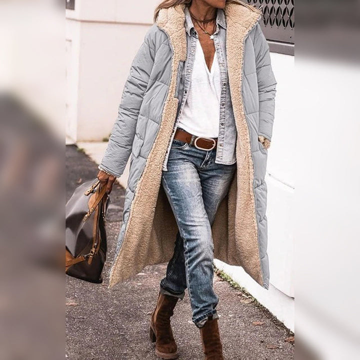 Manteau Long Femme Hiver Chaud – Manteau Élégant et Pratique pour le Froid, Coupe Moderne Chic