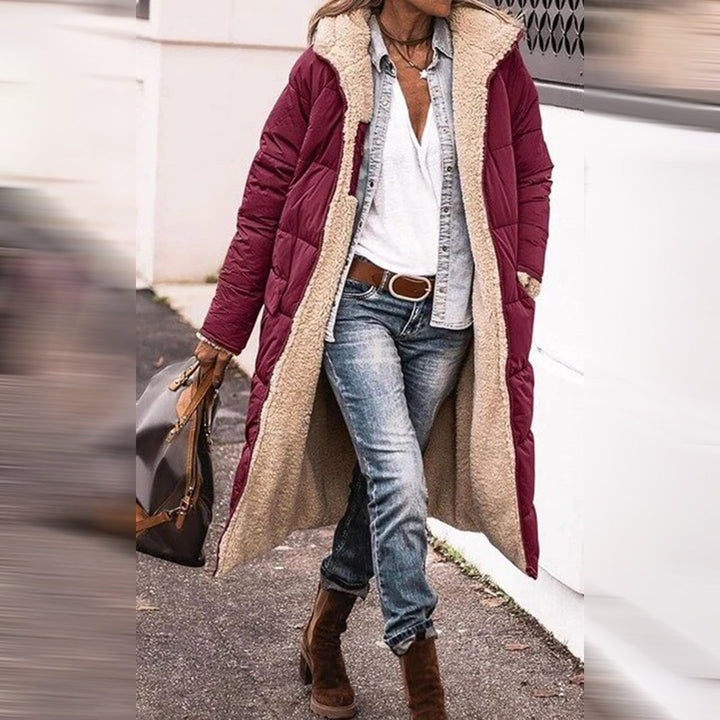 Manteau Long Femme Hiver Chaud – Manteau Élégant et Pratique pour le Froid, Coupe Moderne Chic