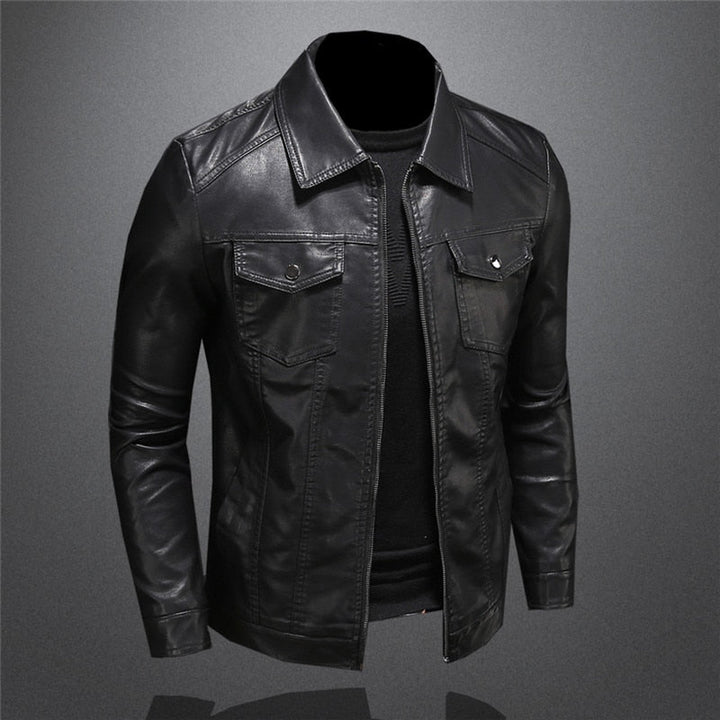 Robert Veste Homme en Cuir Premium – Style Intemporel, Résistant &amp; Élégant