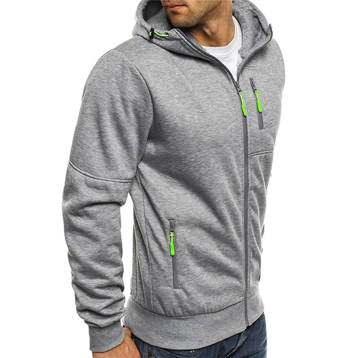 Maxime - Pull Zippé Capuche Sportswear Confort Homme