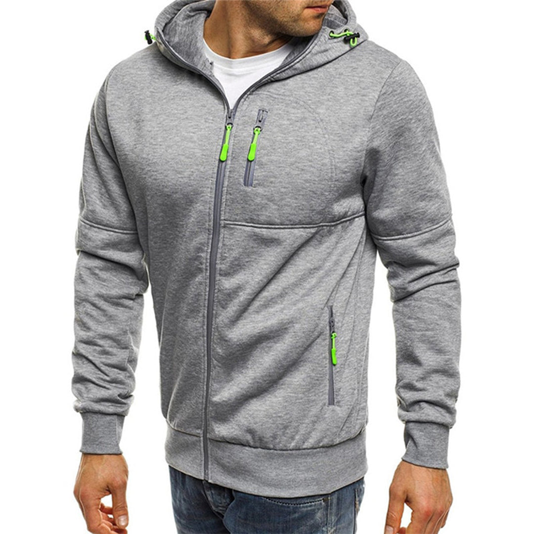 Maxime - Pull Zippé Capuche Sportswear Confort Homme