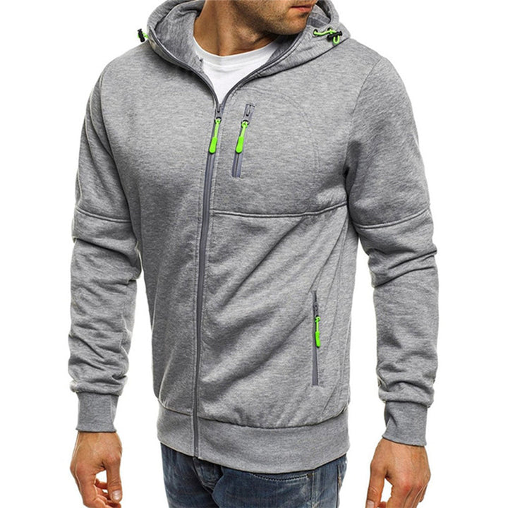 Maxime - Pull Zippé Capuche Sportswear Confort Homme