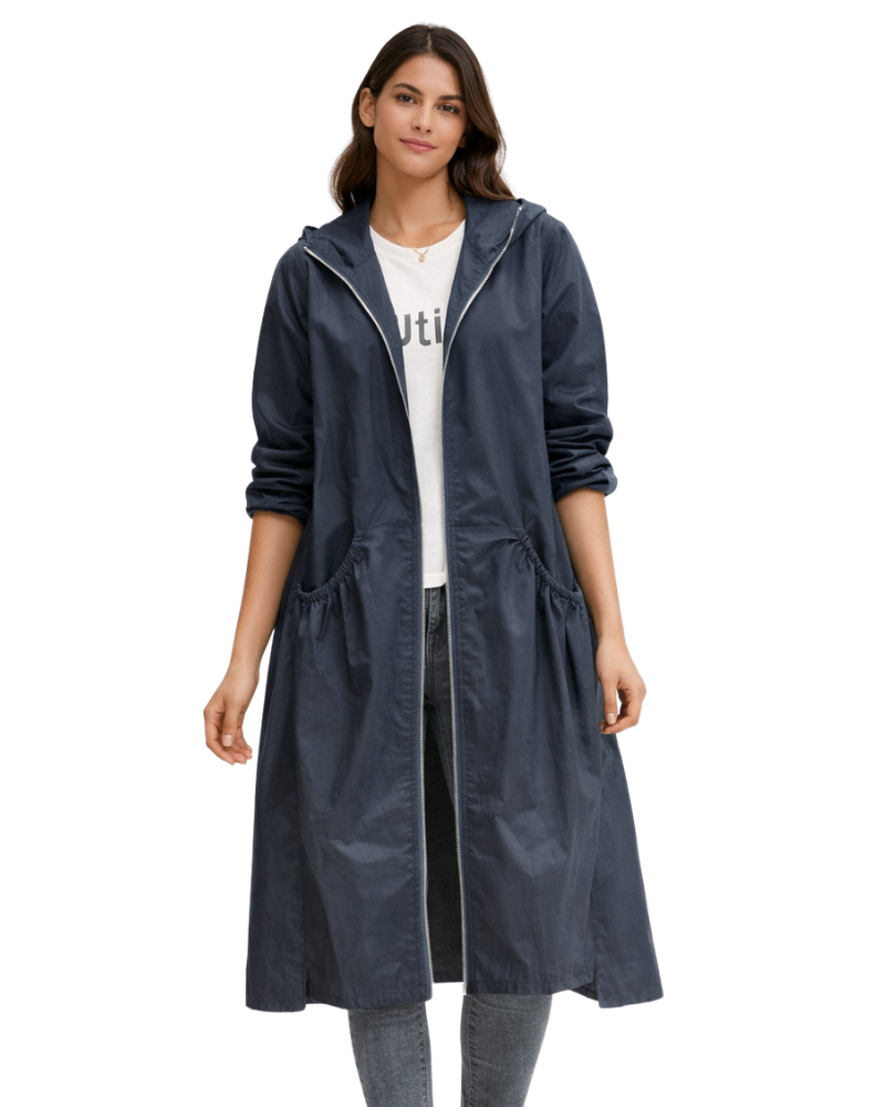 Mariah Manteau de Pluie Long Femme – Imperméable Élégant Coupe Moderne &amp; Respirant