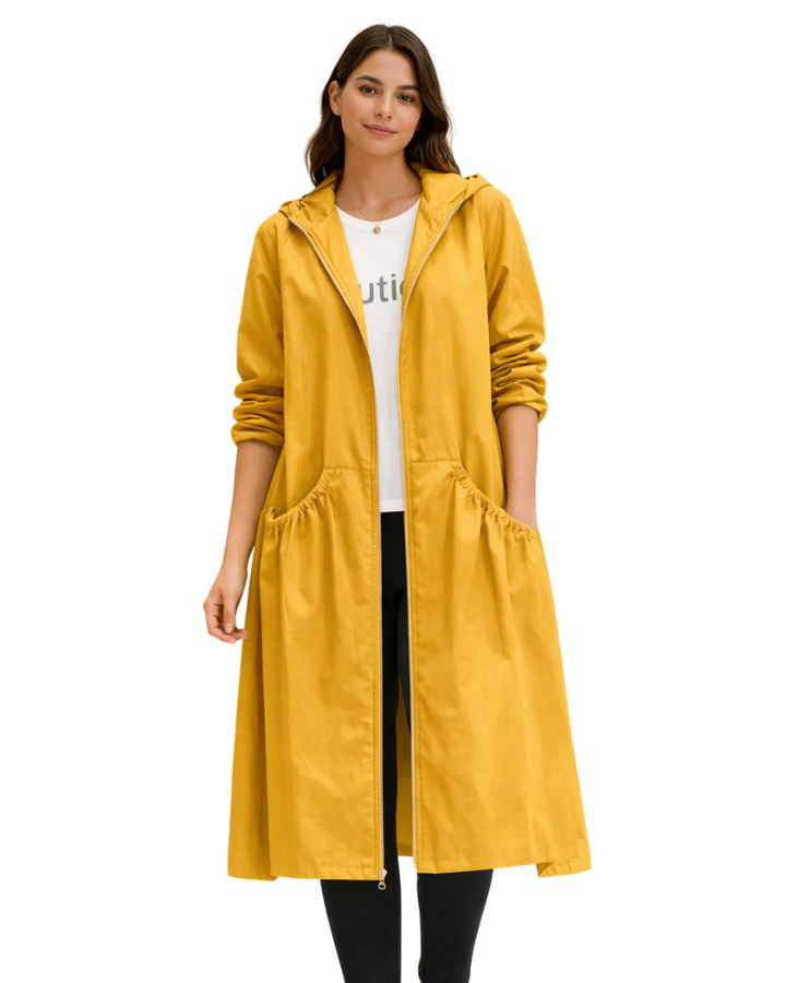 Mariah Manteau de Pluie Long Femme – Imperméable Élégant Coupe Moderne &amp; Respirant