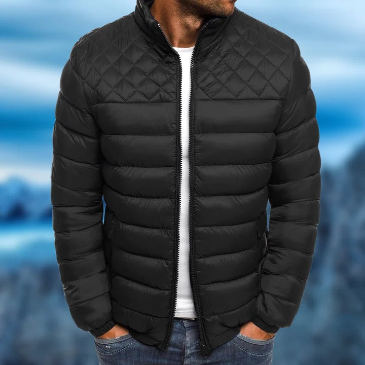 Manteau Homme Hiver Chaud – Manteau Élégant Structuré et Moderne, Isolant et Pratique
