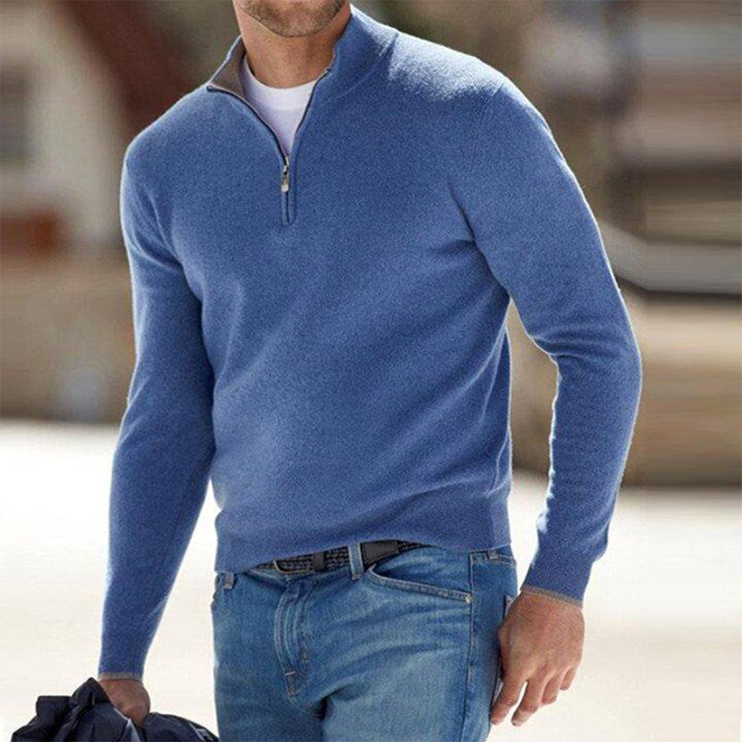 Pierre - Pull zippé homme