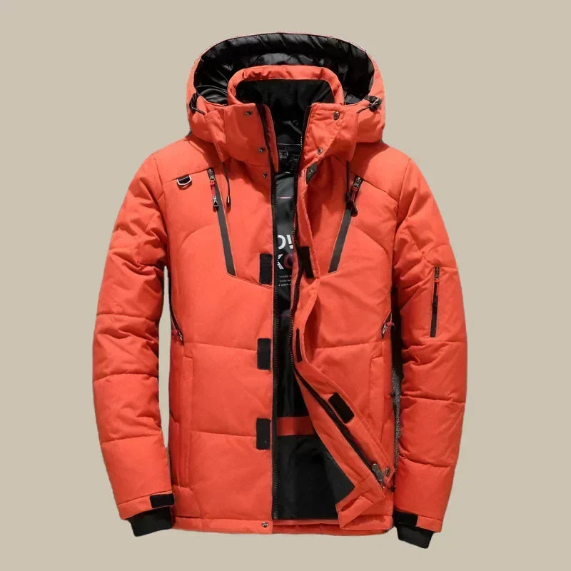 Alexander Veste d’Hiver Homme – Manteau Chaud et Coupe-Vent avec Doublure Thermique