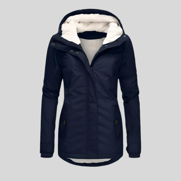 Celine Parka Longue d’Hiver Femme – Manteau Imperméable et Chaud avec Doublure en Fausse Fourrure &amp; Coupe Ajustable
