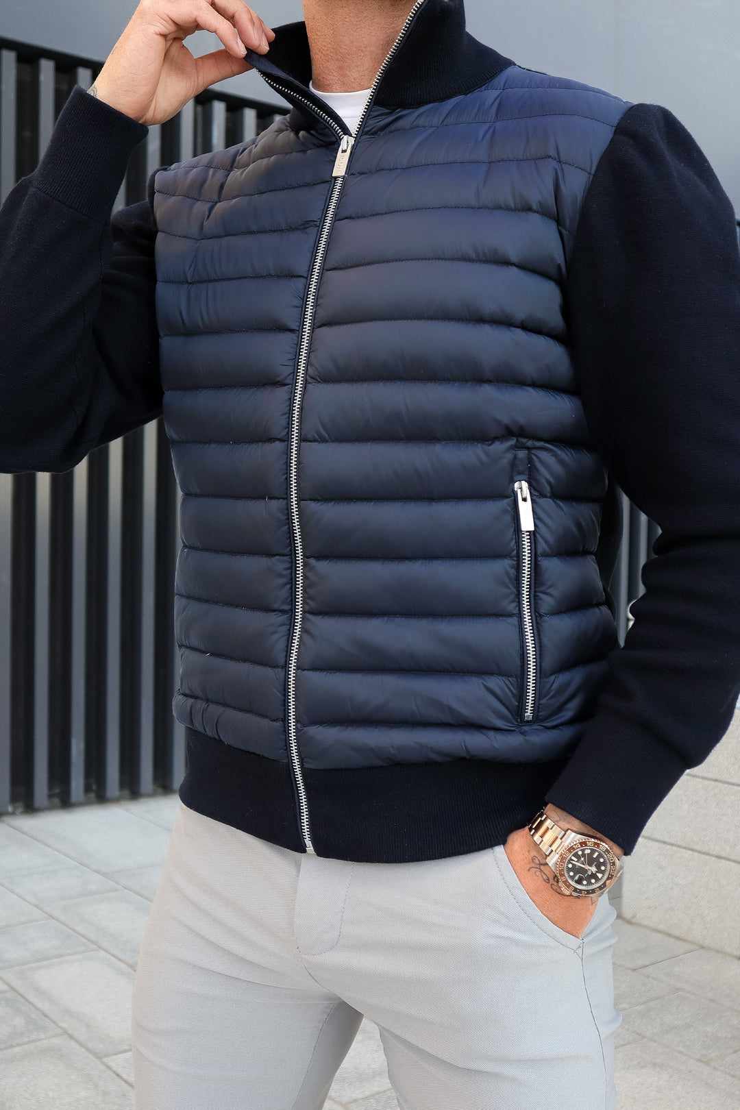 Xian Veste Hybride Homme – Coupe Ajustée, Manches Amovibles &amp; Style Polyvalent