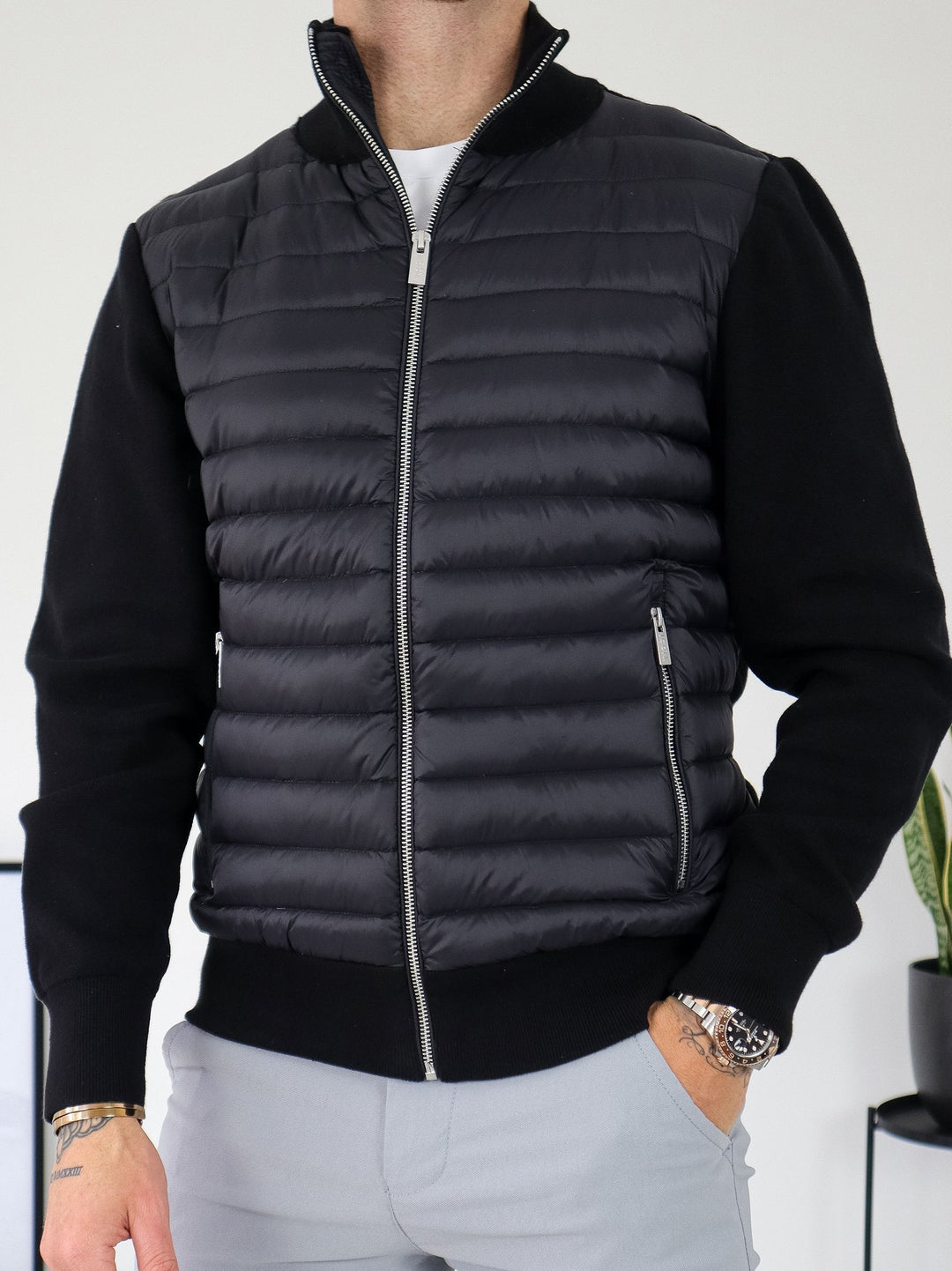 Xian Veste Hybride Homme – Coupe Ajustée, Manches Amovibles &amp; Style Polyvalent