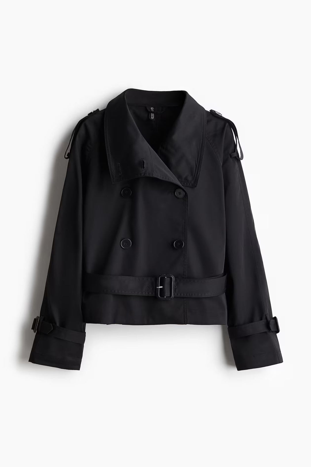 Chloé Trench Court Femme – Trench Moderne avec Ceinture Ajustable et Col Montant