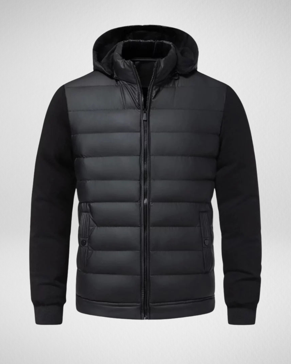 Benjamin Veste Matelassée Homme – Manteau Léger Matelassé pour l’Automne &amp; l’Hiver avec Fermeture Éclair &amp; Poches