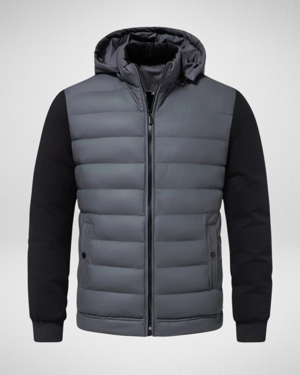 Benjamin Veste Matelassée Homme – Manteau Léger Matelassé pour l’Automne &amp; l’Hiver avec Fermeture Éclair &amp; Poches