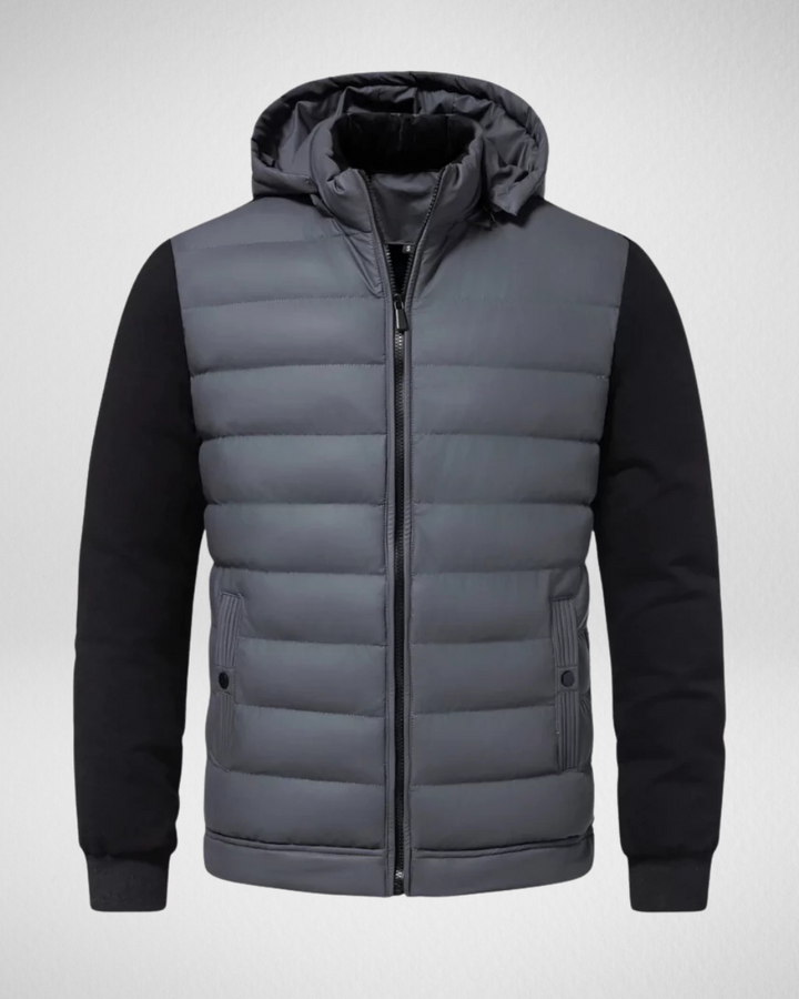 Benjamin Veste Matelassée Homme – Manteau Léger Matelassé pour l’Automne &amp; l’Hiver avec Fermeture Éclair &amp; Poches