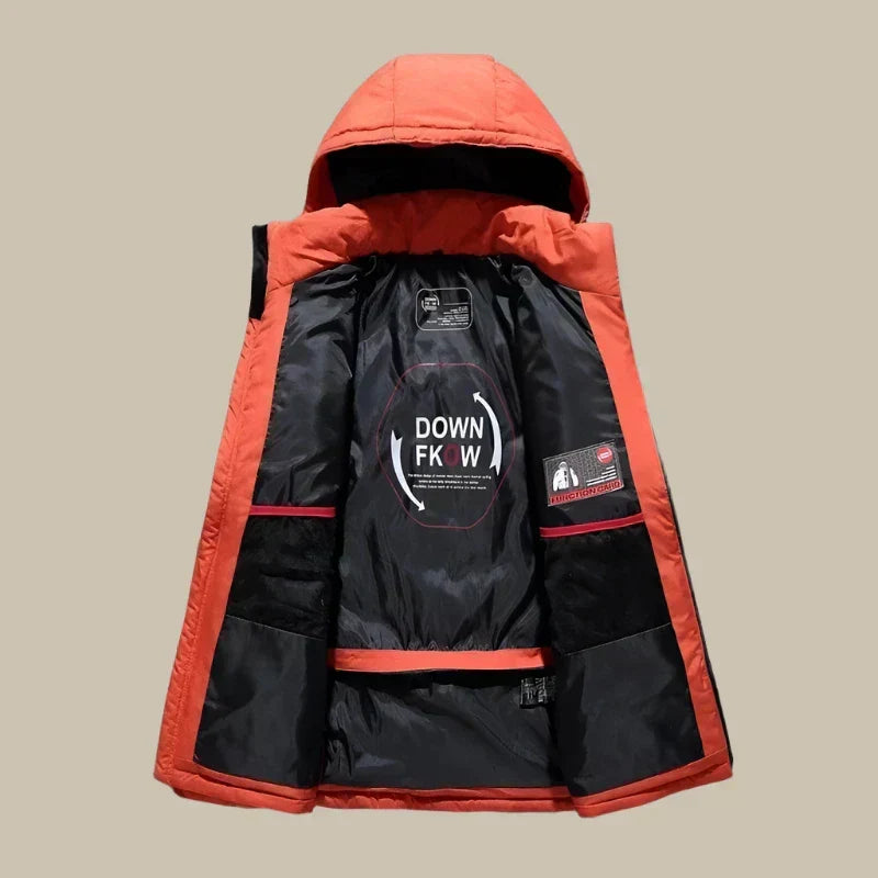 Alexander Veste d’Hiver Homme – Manteau Chaud et Coupe-Vent avec Doublure Thermique