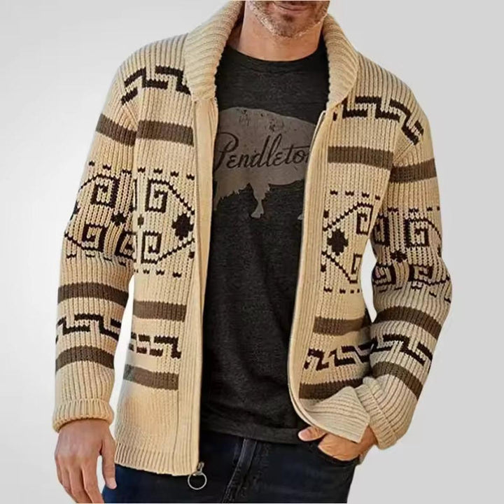 Ziam Gilet Zippé Homme en Laine Mélangée – Chaud, Moderne &amp; Confort Quotidien