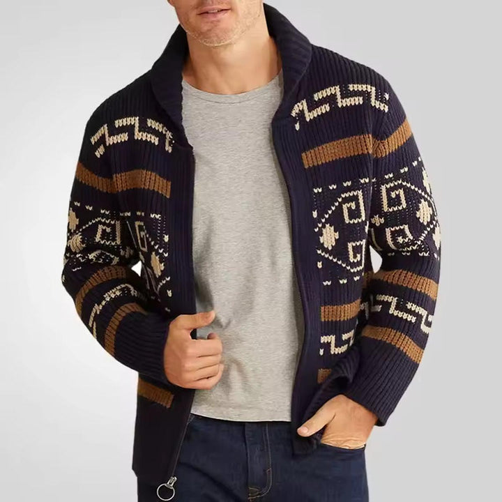 Ziam Gilet Zippé Homme en Laine Mélangée – Chaud, Moderne &amp; Confort Quotidien