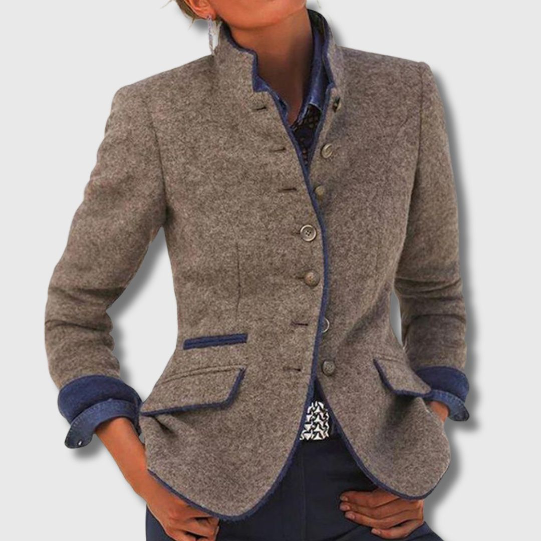 Vivienne - Blazer Classique en Mélange de Laine pour Femmes Édition Limitée