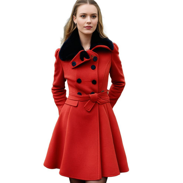 Manteau Long Femme Hiver – Manteau Chaud Élégant Col Montant, Chic et Intemporel pour le Froid