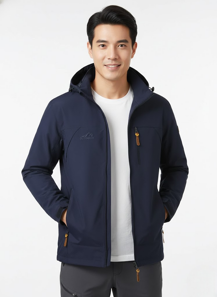 Robert Veste Outdoor Homme Imperméable &amp; Coupe-Vent – Respirante et Légère Toute Saison
