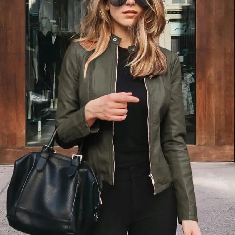 HARRIET | Veste en Cuir Élégante pour Femmes