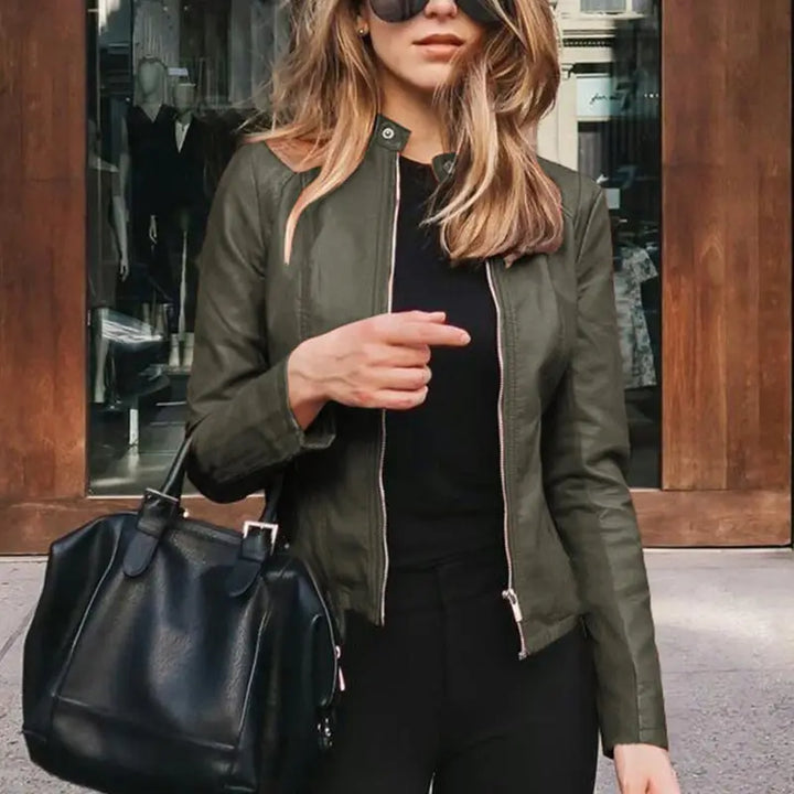 HARRIET | Veste en Cuir Élégante pour Femmes